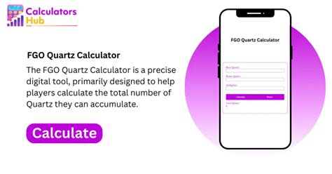 fgo quartz calculator